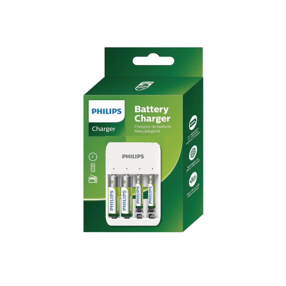 Battery Charger Philips White