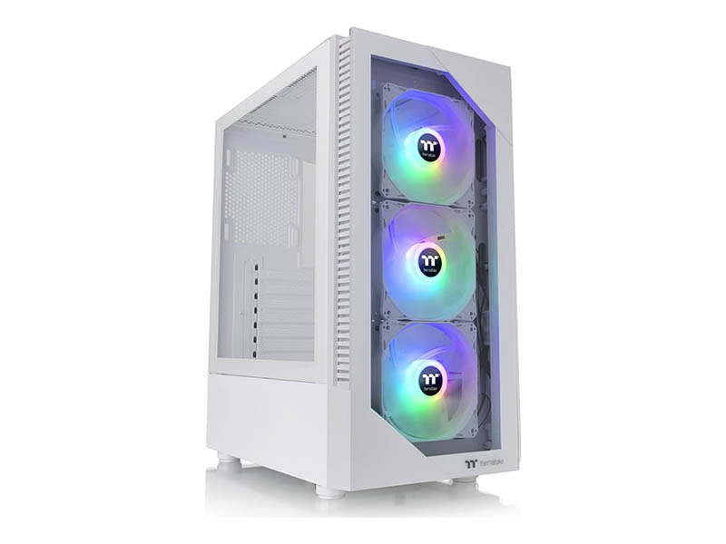 ATX Mid Tower Case Thermaltake View 200 TG ARGB Snow