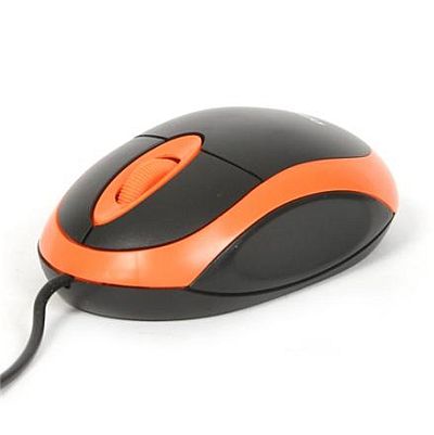 Mouse Omega OM-06VO 3D Optical Black/Orange 1200DPI USB