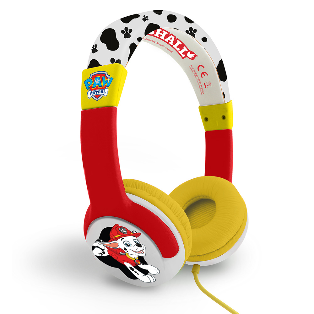 Headphones OTL Kids Paw Patrol Marshall White/Red