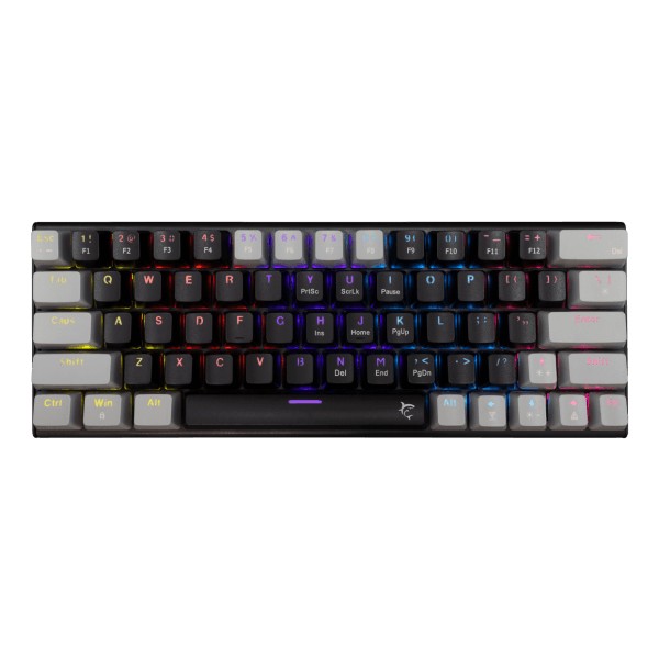 Keyboard White Shark Gaming Wakizashi 2 60% Mechanical RGB Black/Grey Blue Switch
