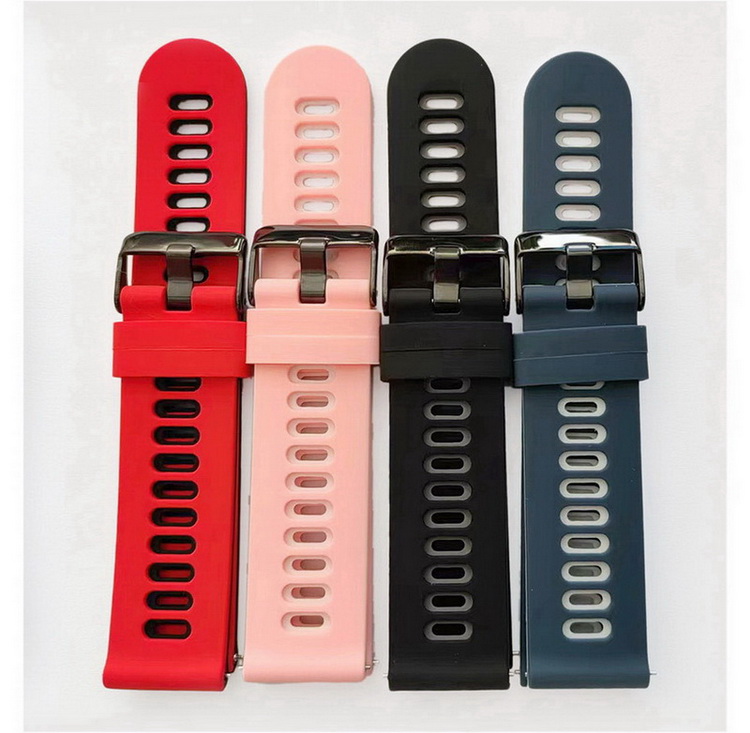 Universal Smartwatch Strap MeanIT 20mm Black/Gray