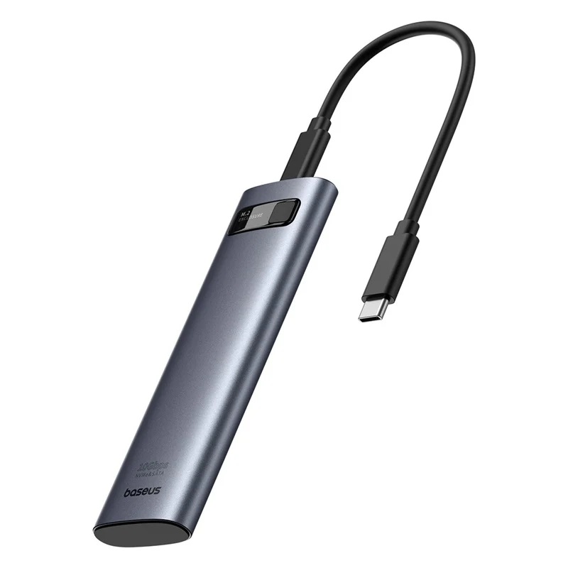External Rack USB 3.1 for M.2 Drive NVMe Baseus FlyJoy Space Gray