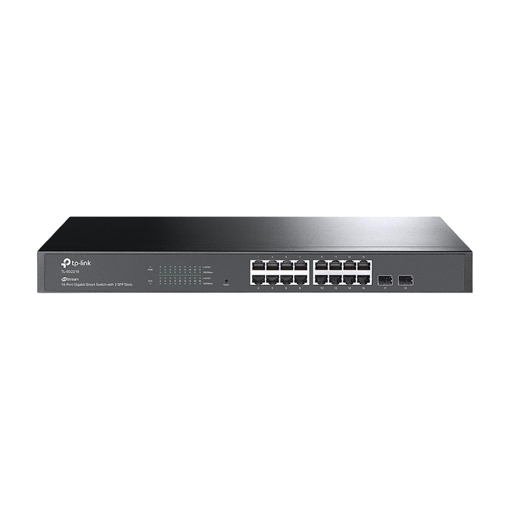TP-Link Switch 16port 10/100/1000 TL-SG2218 Rack mountable w/2 SFP ports