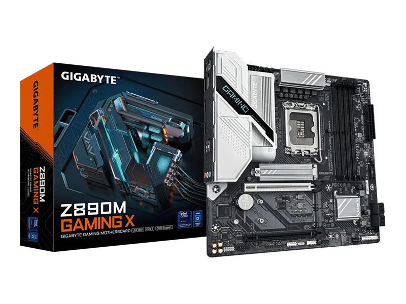 MB Gigabyte Z890M GAMING X LGA1851 DDR5 8800MHz OC/3xM.2/USB3.2/Type-C/2.5Gb/PCIe5.0/HDMI/2xDP