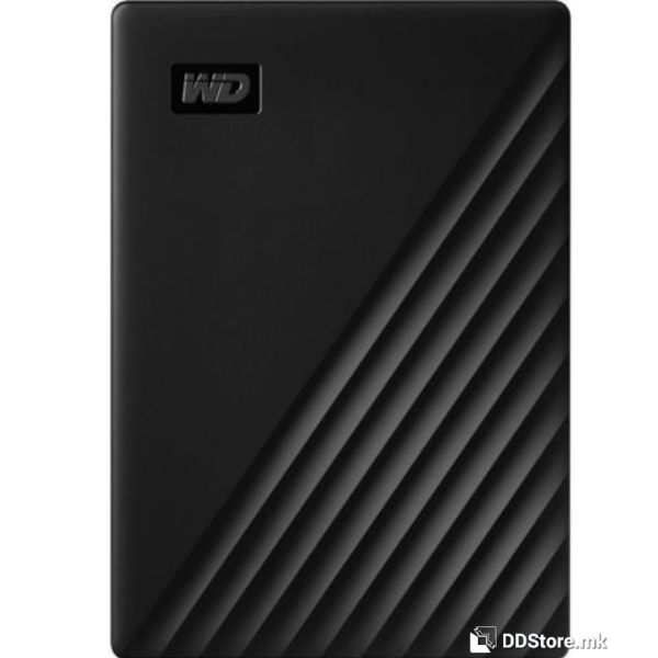 HDD External 2.5" 5TB USB 3.2 Western Digital My Passport Black w/Hardware Encryption