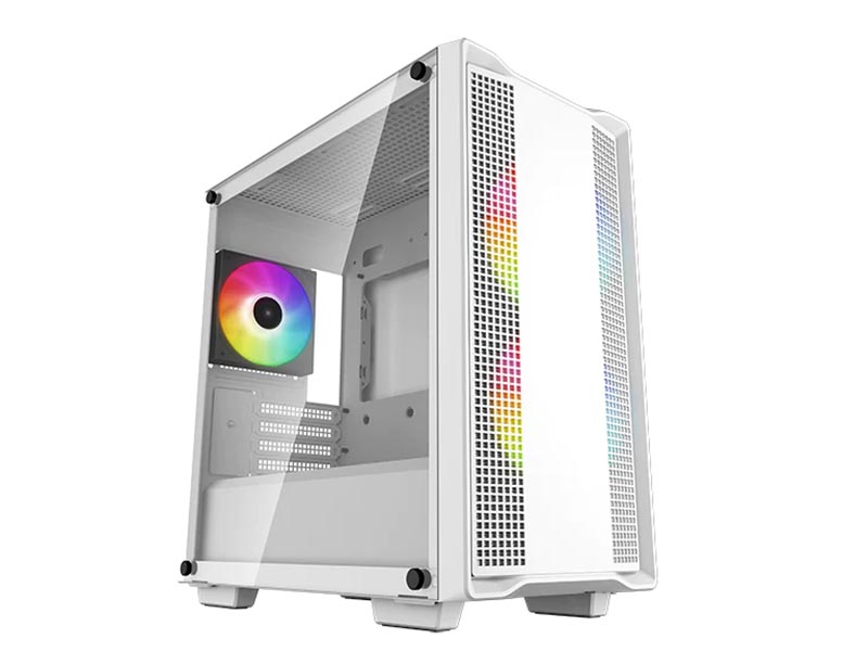 ATX Micro Case Deepcool CC360 ARGB White w/USB 3.0, USB 2.0, 3x 120mm LED Fans