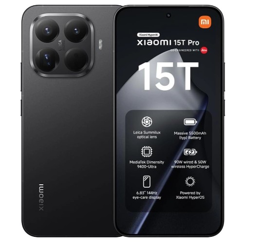 Xiaomi 15T Pro 5G 12/512GB Black