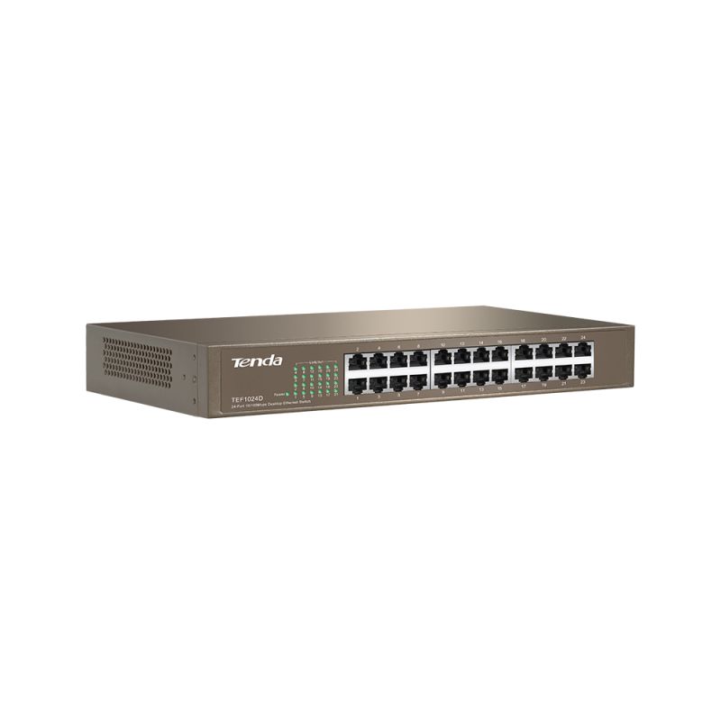 Tenda Switch 24port 10/100 Metal TEF1024D Rack mountable