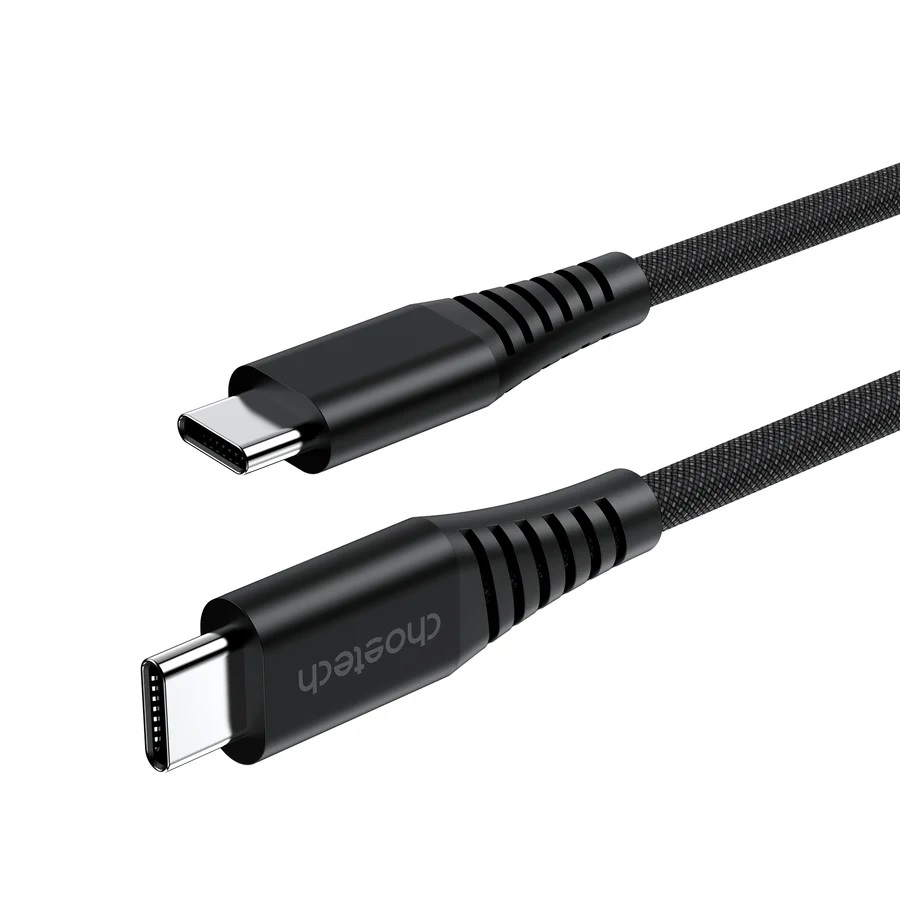 Cable USB 2.0 Type-C to Type-C 1.8m Choetech Magnetic 240W PD3.1 Black