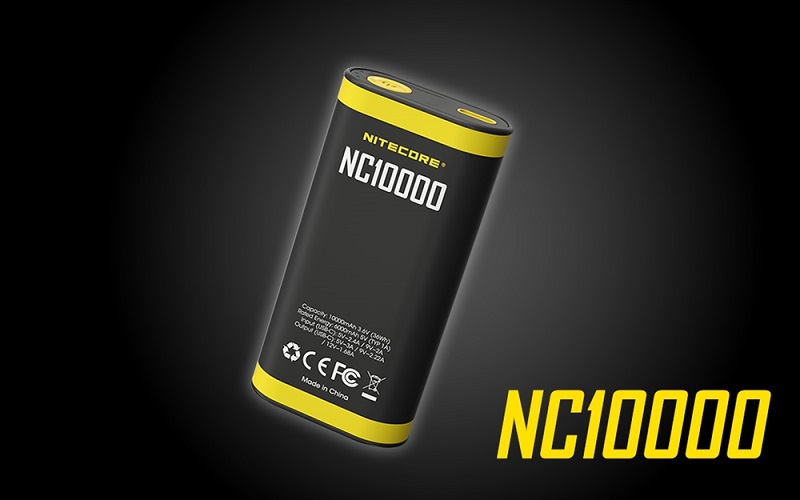 Power Bank Nitecore Highland 10000mAh 36W Type-C w/ Led Lighting Black