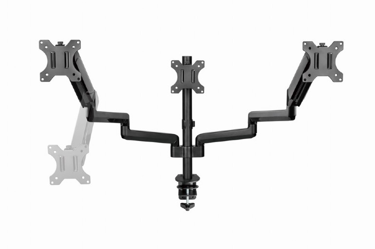 Monitor Desktop Stand Gembird for 3 Monitors Full Motion