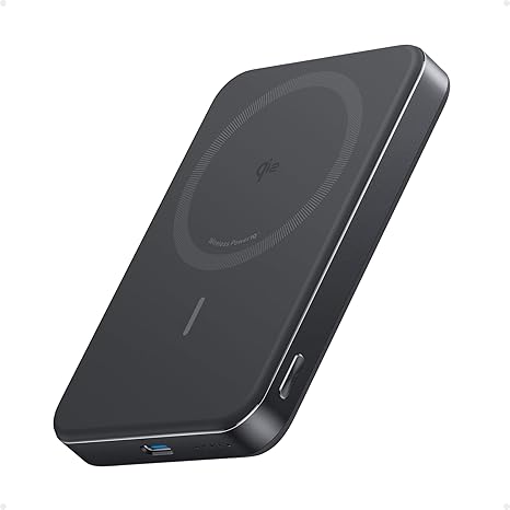 Power Bank Anker MagGo Slim 10K Magnetic Wireless Black