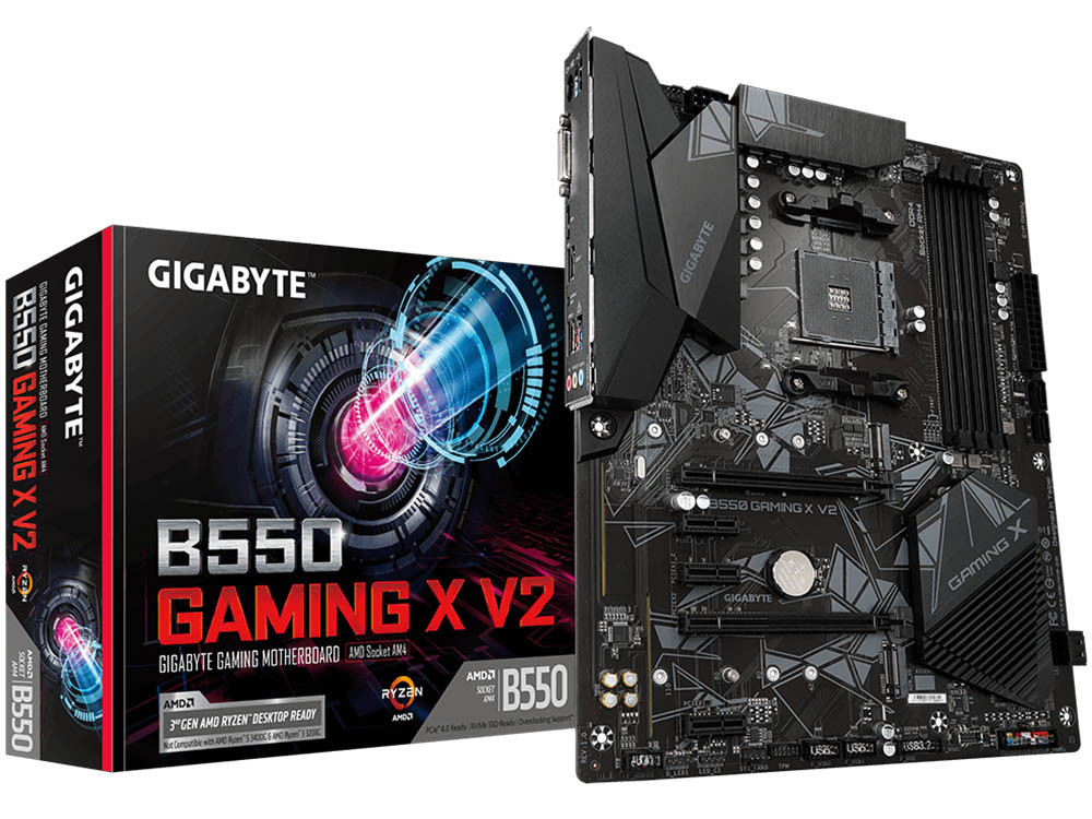 MB Gigabyte B550 GAMING X V2 AM4 DDR4 4733MHz OC SATA3 2xM.2 USB3.2/Type-C PCIe 4.0 HDMI/DVI