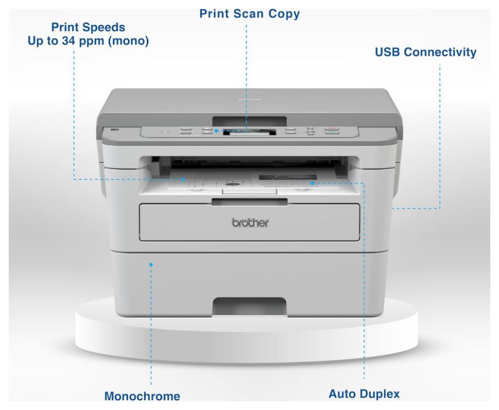 Brother MFP LaserJet printer DCPB7500D Duplex