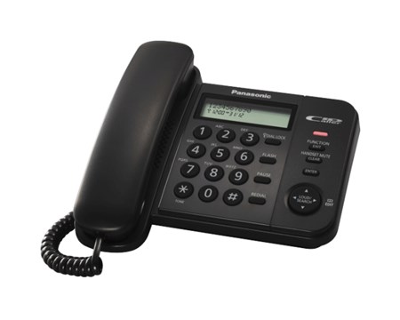 Telephone Panasonic Corded KX-TS560FX Black