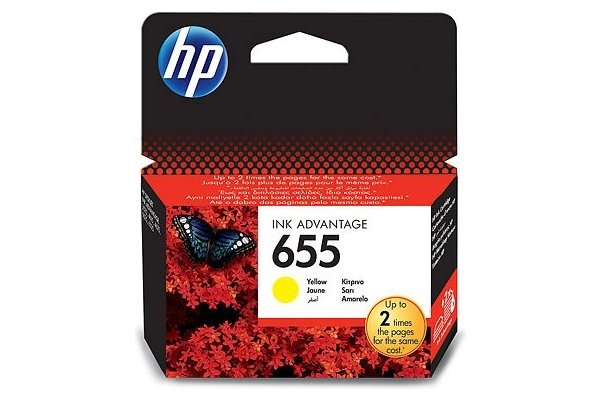 Cart. HP DJ 655 Yellow 3525/4615/4625/5525/6525