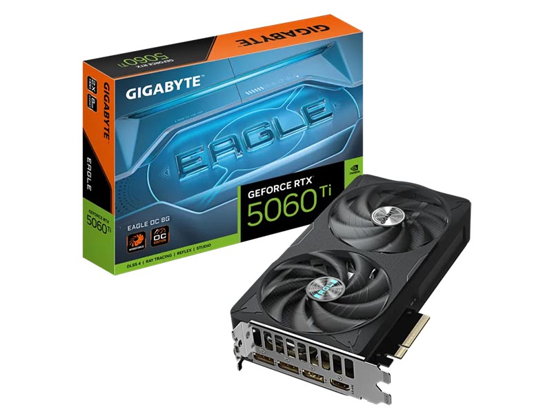 Gigabyte GeForce RTX 5060 Ti EAGLE OC 8GB GDDR7 HDMI/3xDP/DX12U/PCIe 5.0/WINDFORCE 2X