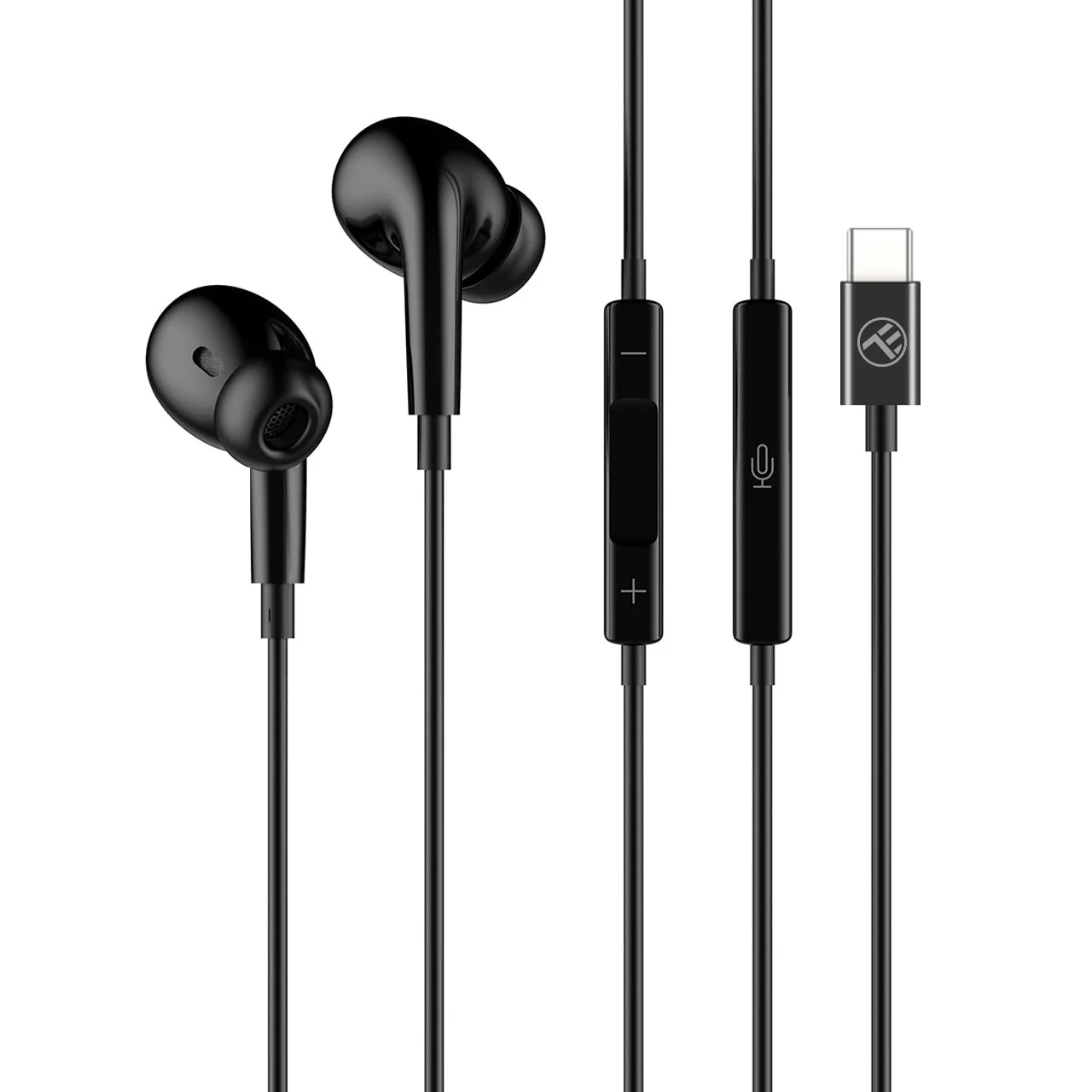 Earphones Tellur Attune Type-C Black w/Microphone