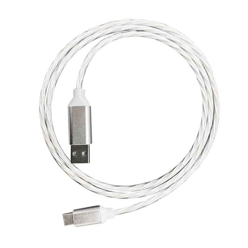 USB Cable for Apple Lightning Platinet 1m LED White