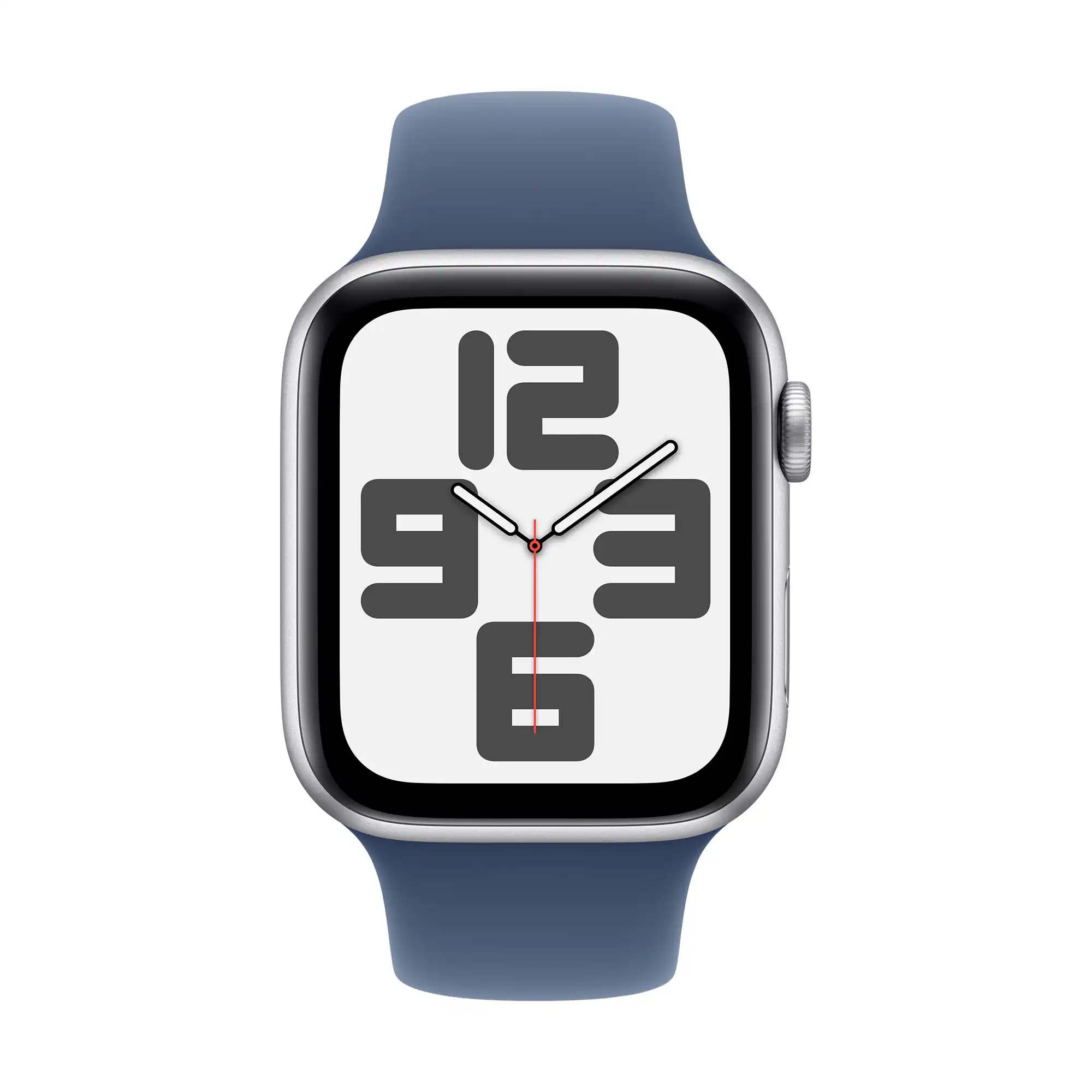 Apple Watch SE2 v3 40mm Silver Aluminium Case with Denim Sport Band S/M