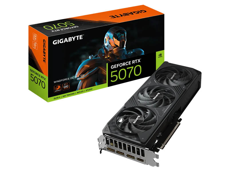 Gigabyte GeForce RTX 5070 WINDFORCE OC SFF 12GB GDDR7 HDMI/3xDP/DX12U/PCIe 5.0
