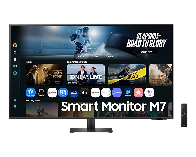 Monitor 43" Samsung LS43FM700UUXDU SMART M7 M70F Vision AI 4K ,HDMI,USB,Type-C,PD65W,Tizen,WiFi,BT