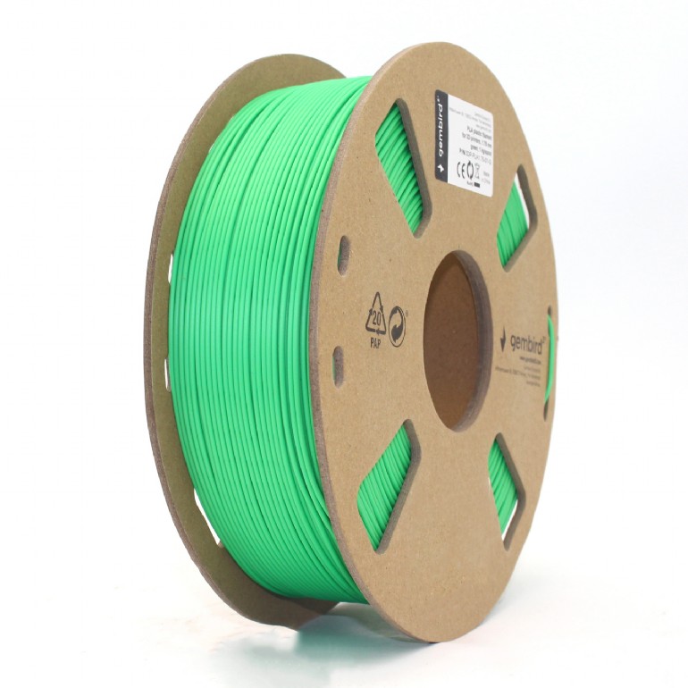 Filament for 3D Printer PLA 1.75mm Gembird Green