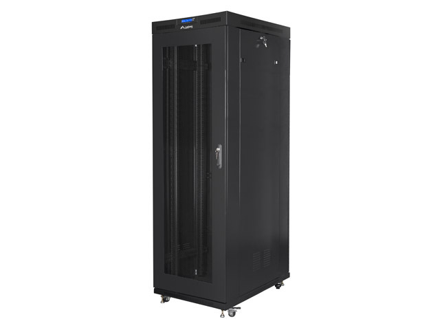 Rack Cabinet 19" 42U Metal 800x1200 Lanberg LCD Black