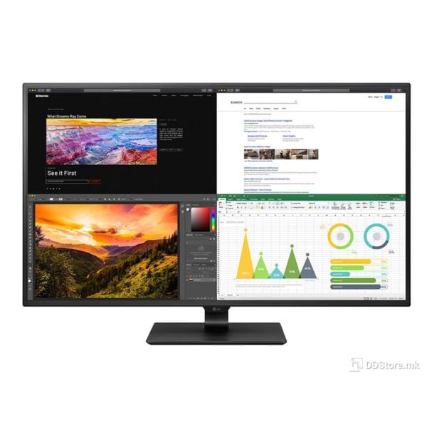 LG 43" 4K UHD IPS Monitor with USB-C & HDR10 (43UN700-B)