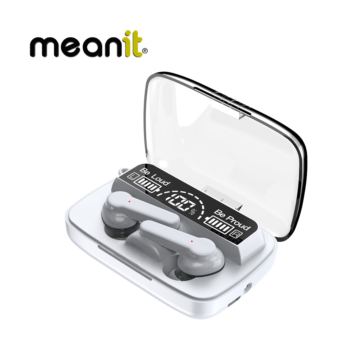 Earphones MeanIT B400 TWS Bluetooth w/Microphone White