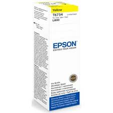 Cart.Epson T6734 Yellow Ink Bottle L800/L805/L810/L850/L1800