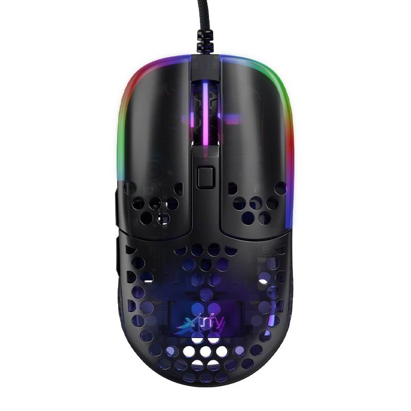 Mouse Cherry Xtrfy Gaming MZ1 Zys Rail RGB Black