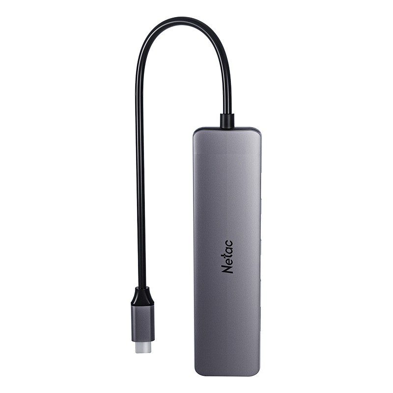 USB Hub Netac WF14 6-in-1 Type-C USB 3.0, HDMI, SD Card Reader