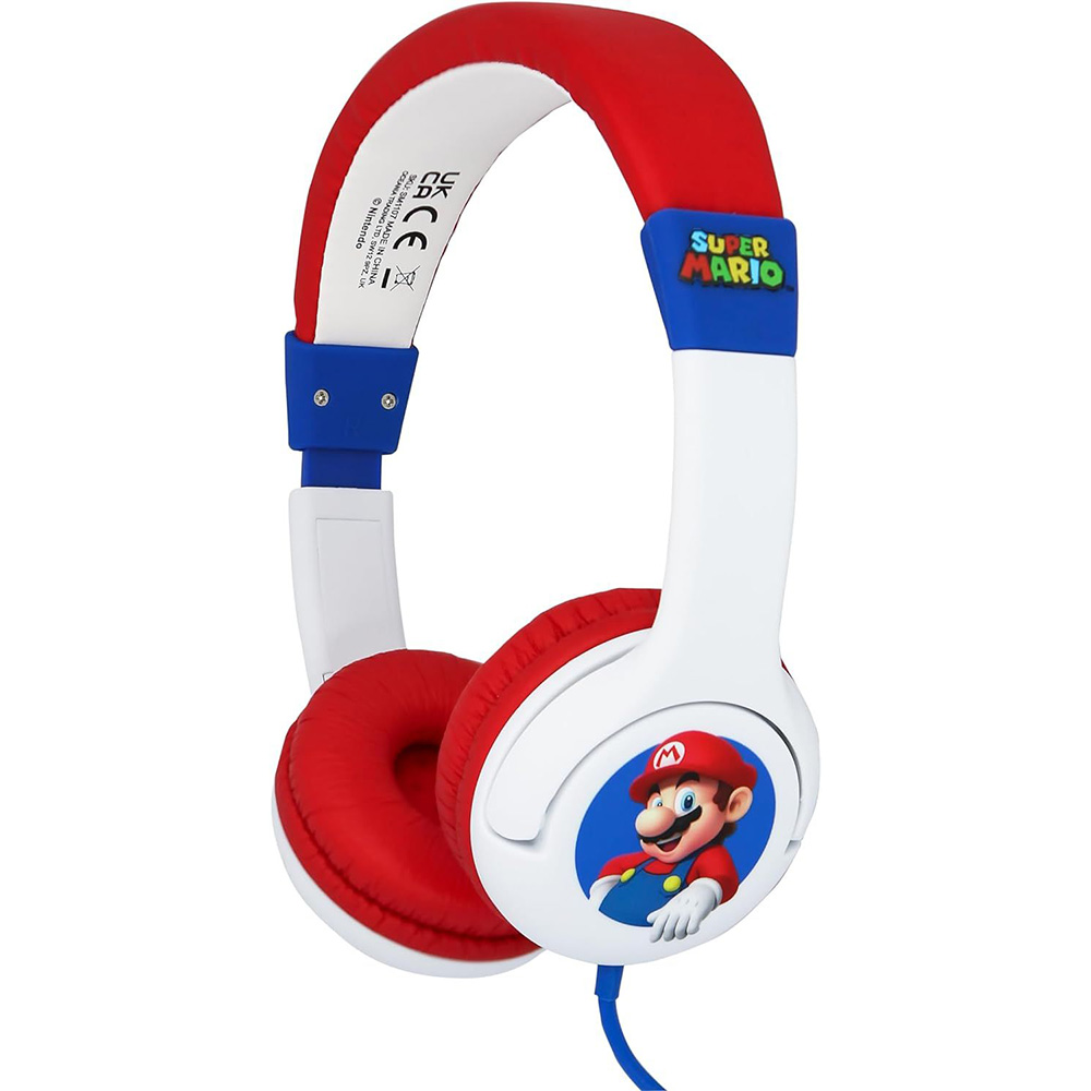 Headphones OTL Kids Super Mario White