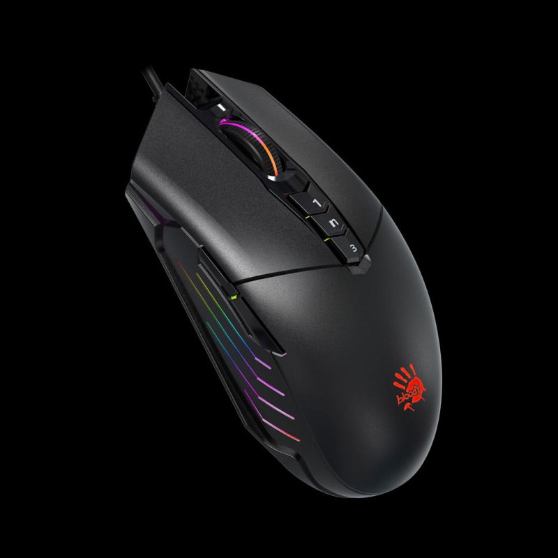 Mouse A4 P91PRO Bloody Gaming Light Strike RGB USB Black Activated
