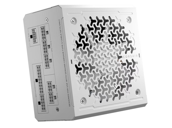PSU 750W Corsair RM750e 2025 80 Plus Gold Fully Modular White