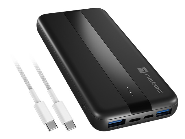 Power Bank Natec Trevi Slim Q V2 10000mAh 20W USB-C