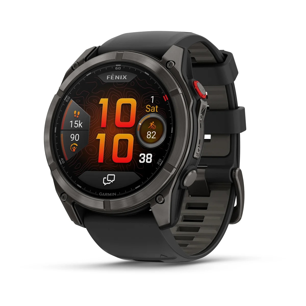 Garmin Smartwatch Fenix 8 Pro AMOLED Sapphire 51mm Titanium Carbon Grey