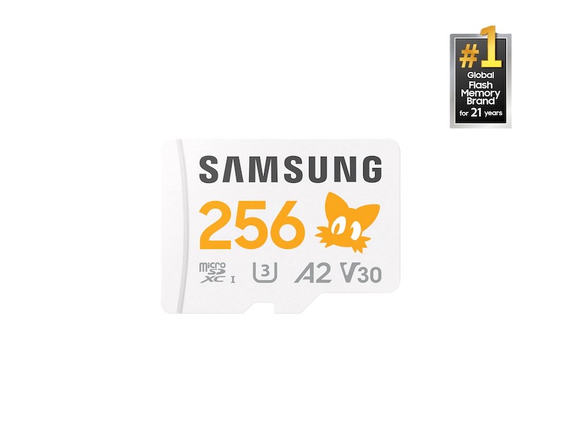 Secure Digital Micro Samsung 256GB SDXC PRO Plus Sonic The Hedgehog 180R/130W U3 V30 A2