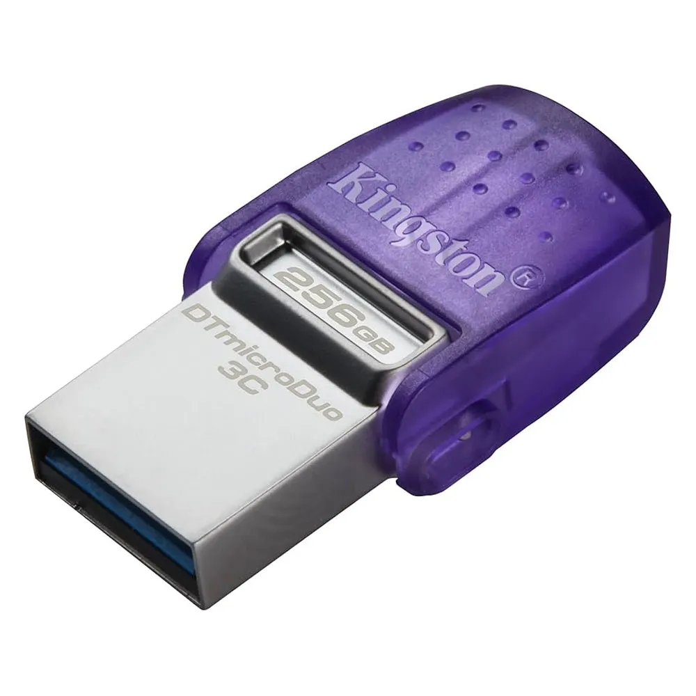 USB Drive 256GB Kingston DataTraveler microDuo 3C Gen3 USB 3.2 OTG Support