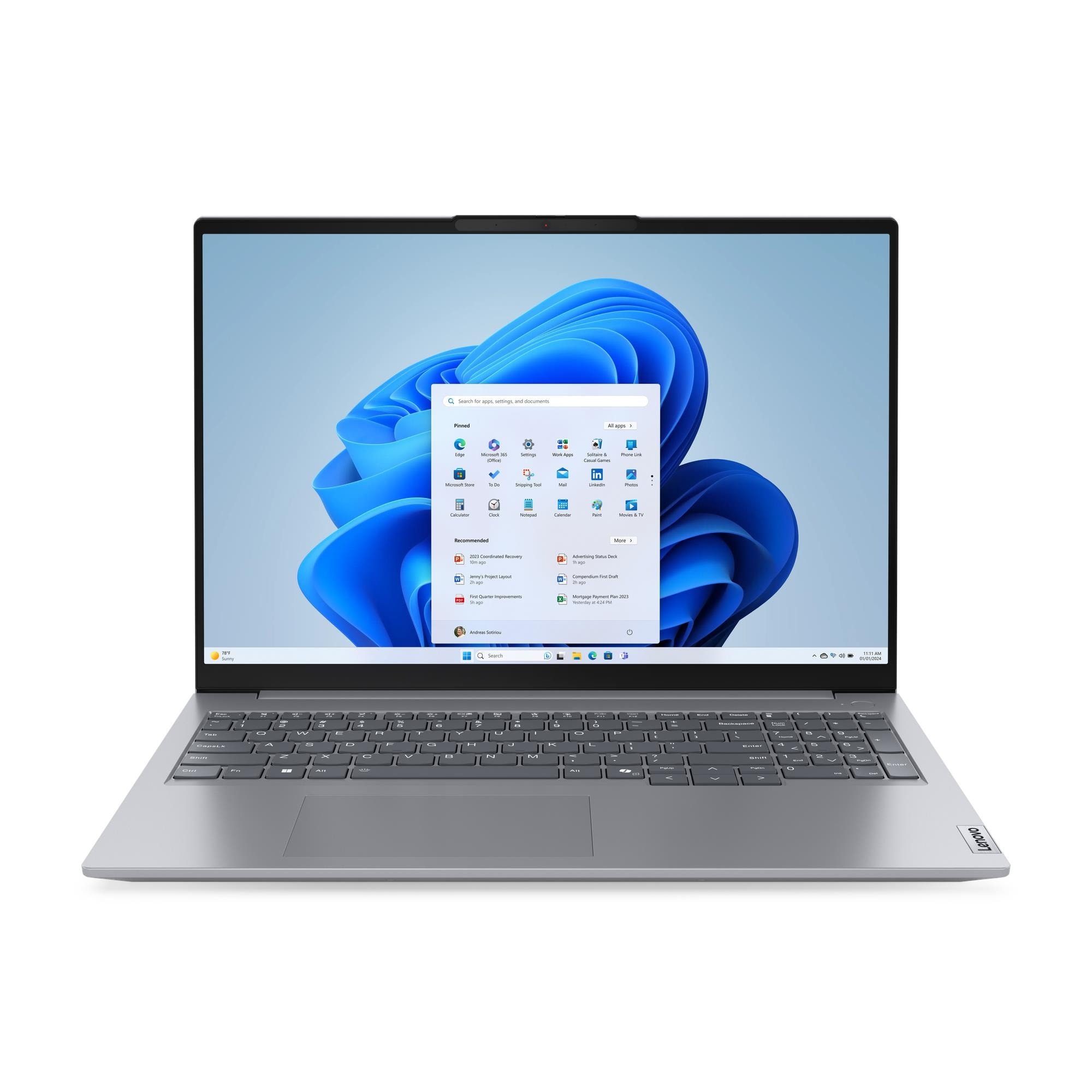 Notebook Lenovo ThinkBook 16 G7 Ryzen 7 7735HS/16GB/512GB/16" WUXGA Touch IPS/BcklitKb/Win11Pro