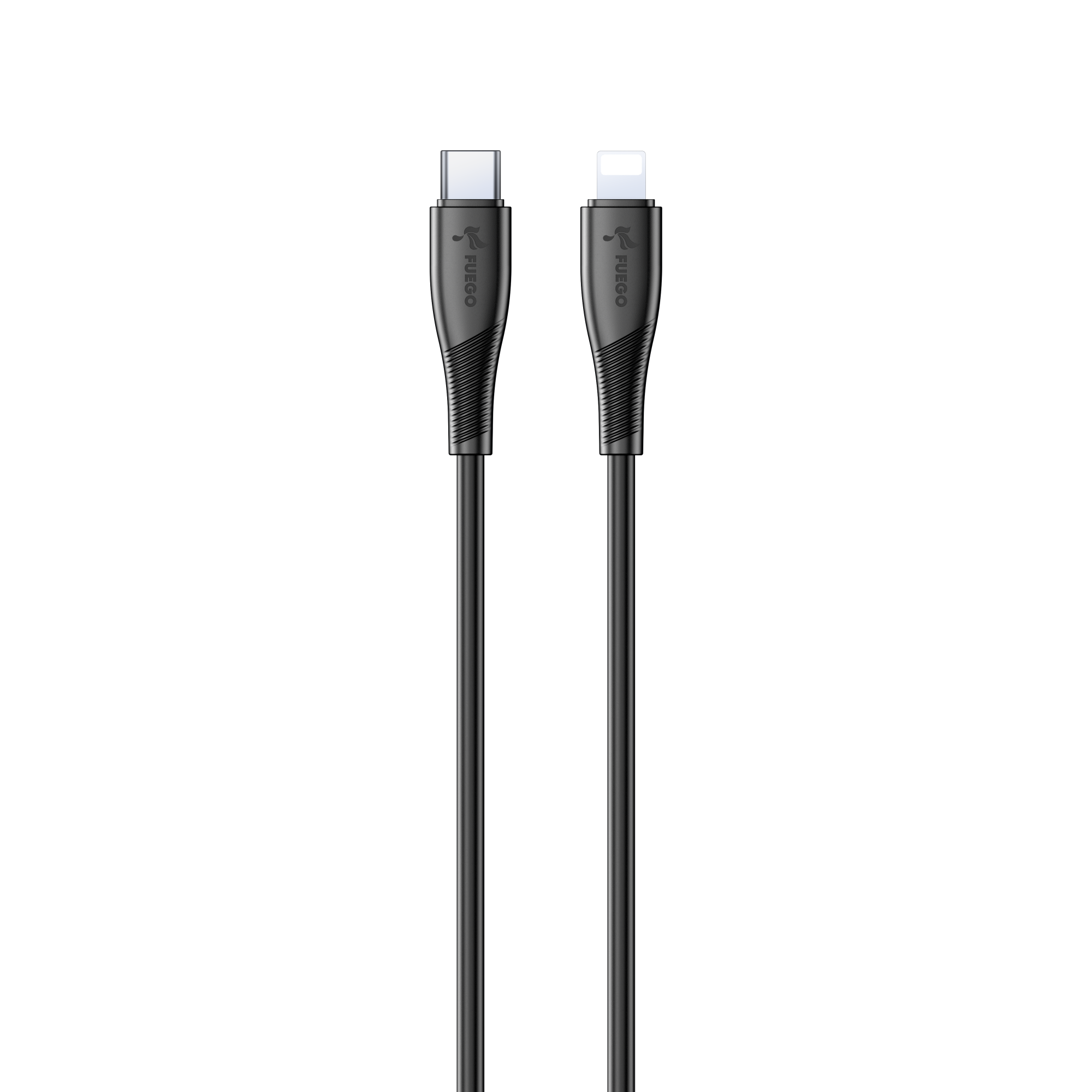 Кабел Fuego (Type C to Lightning) 1m (FG182I) Black