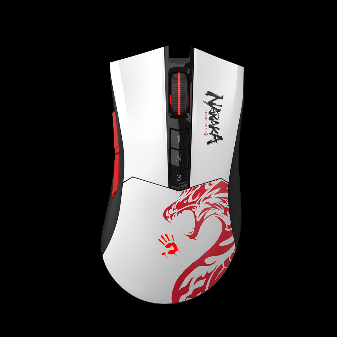 Mouse A4 R90 Plus Naraka Bloody Gaming Wireless Activated