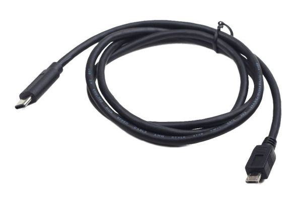 Cable USB 2.0 Micro BM to Type-C 1m Gembird Black Professional