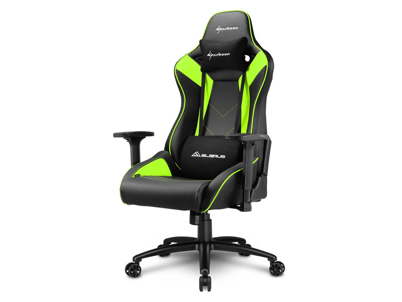 Gaming Chair Sharkoon ELBRUS 3 Black/Green
