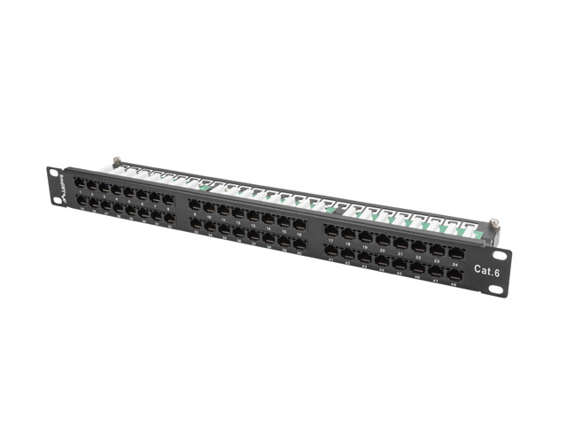 Patch Panel 48port Lanberg Cat6 Rack Mount 1U