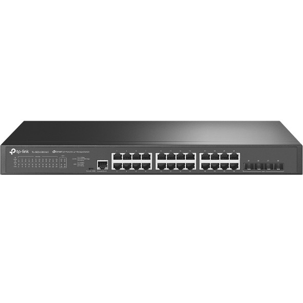 TP-Link Switch 24 port 2.5 Gbps+ 4×10 Gbps SFP+ slots SG3428X-M2