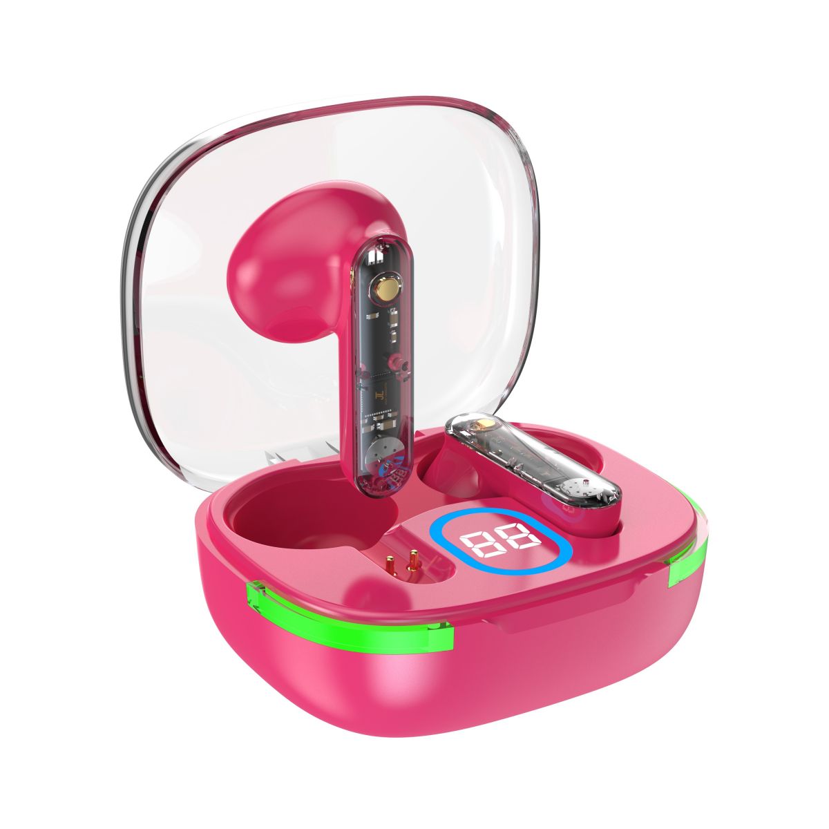 Earphones MeanIT B80 TWS Bluetooth w/Microphone Red