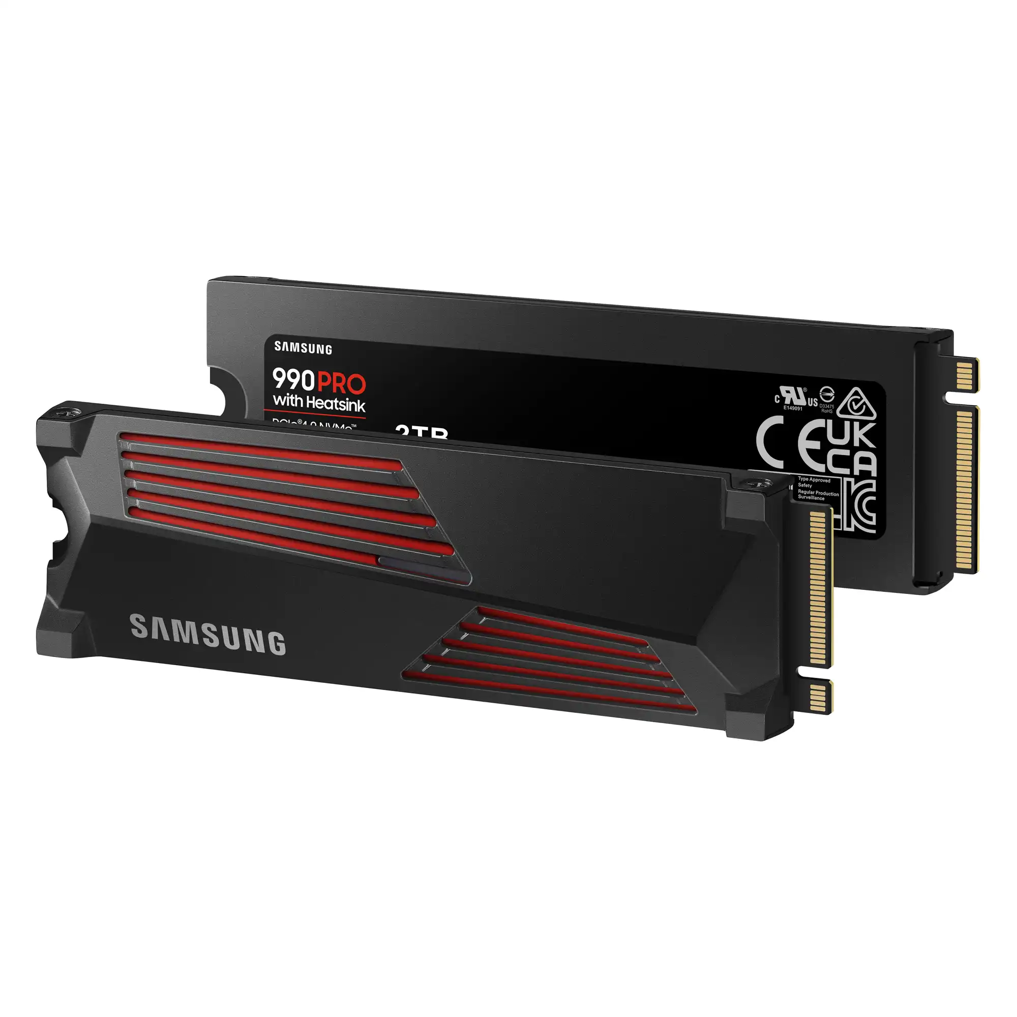 SAMSUNG 2TB SSD 990 PRO Heatsink M.2 PCIe Gen 4.0 x4 NVMe